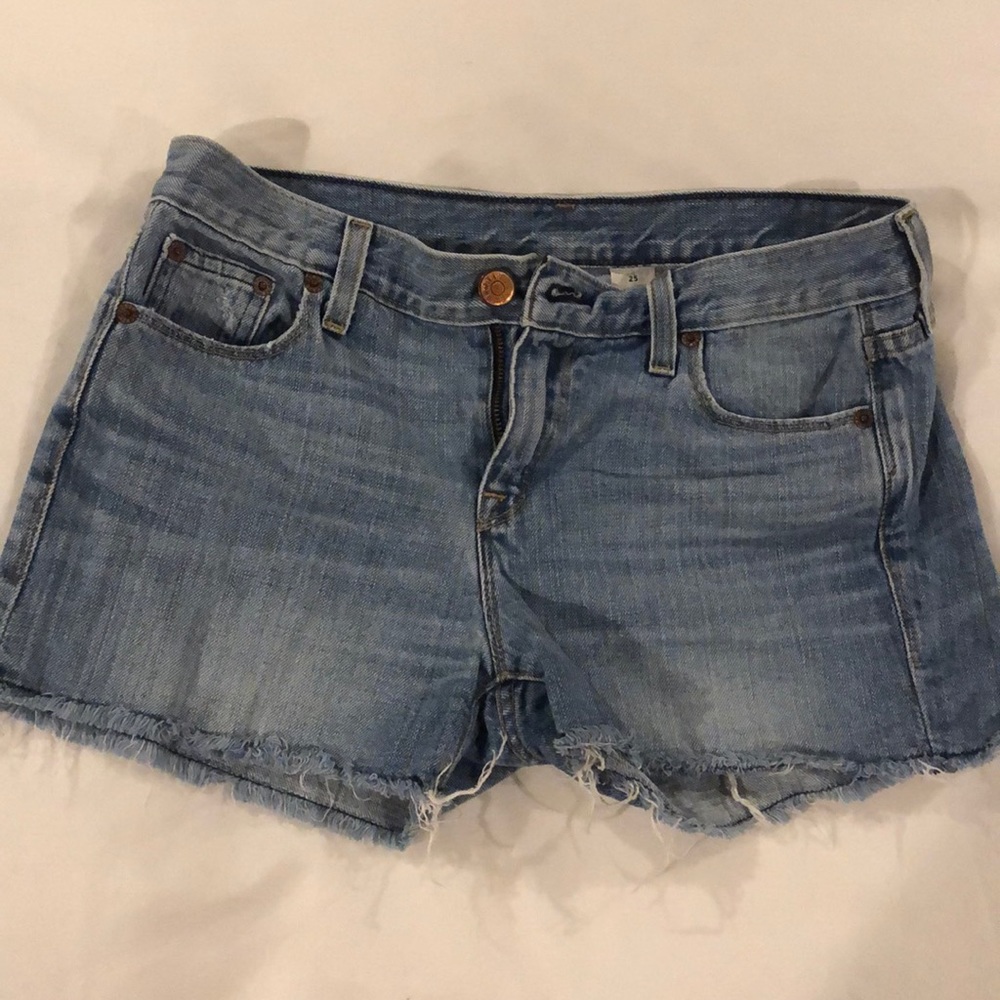 J.Crew denim cut off shorts